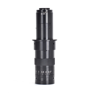 Lente de objetivo de cámara de microscopio de vídeo 180X, accesorios de lente de Zoom ajustable múltiple 180, para cámara VGA USB - Product Image 2