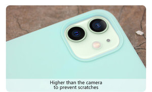 Apple Iphone 13 Mini ProMaxオリジナルシリコン完全保護カバー用の豪華な耐衝撃性超薄型シリコン携帯電話ケース - Product Image 3