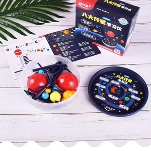 1 takım güneş sistemi dokuz gezegenler modeli bilim kiti DIY meclisi ebeveyn-çocuk etkileşimi Planetarium oyuncak çocuklar eğitici oyuncak - Product Image 2