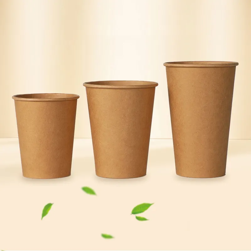 Custom Logo 12Oz Double Wall Disposable Paper Coffee Cups With Lids