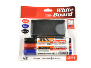Rotuladores de borrado en seco Bolígrafos de pizarra blanca Punta de cincel 12 colores surtidos Paquete a granel con tinta de bajo olor es perfecto para la escuela - Product Image 4