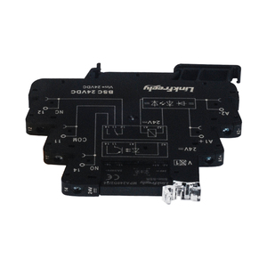 24VDC <strong>Input</strong> 2A/24V-240VAC <strong>Output</strong> Slim Interface Solid State <strong>Relay</strong> Module DC to AC PLC Programmable SSR Din <strong>Relay</strong> Control Switch - Product Image 3