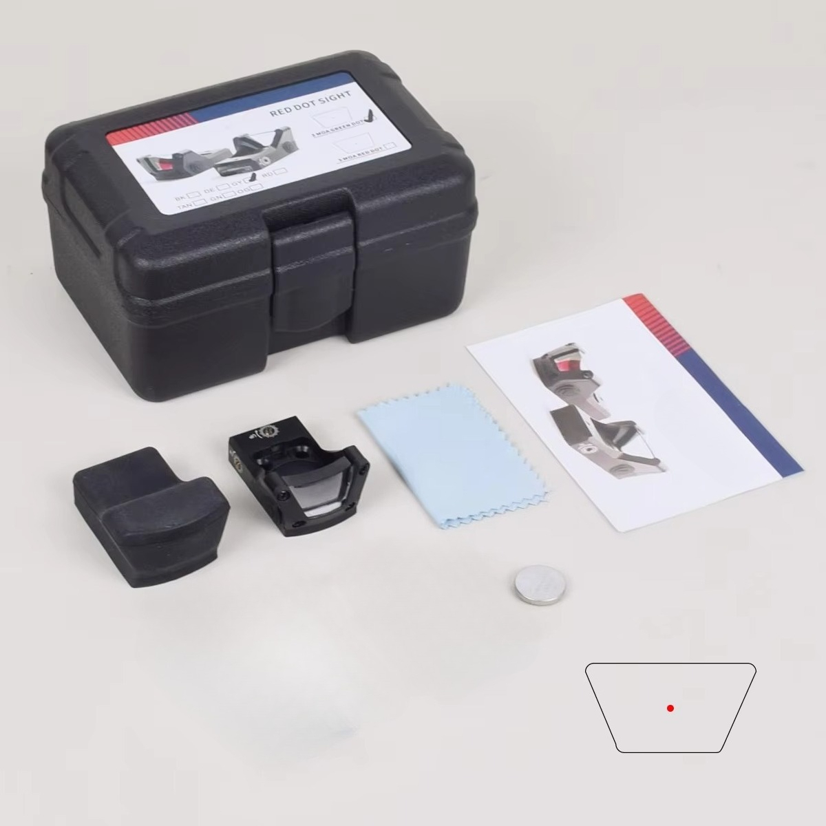 Black Red Dot with LOGO