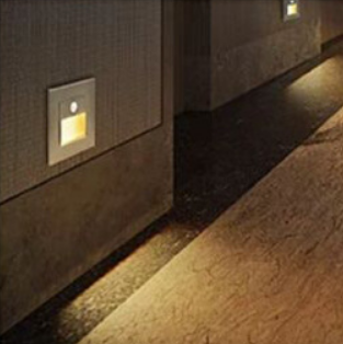 Veilleuse LED 86 type intégré lampadaire de détection de lumière LED lampe d'escalier étape lumière étape lampe pour la nuit répertoire d'usine