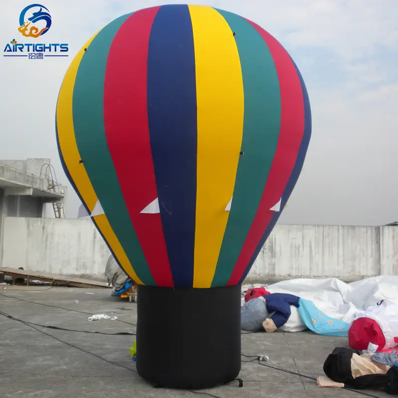 कस्टम रंग विज्ञापन Inflatable छत ठंड हवा के गुब्बारे लोगो मुद्रण के साथ कर सकते हैं