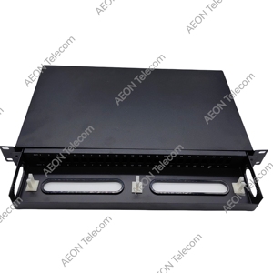 Customized 1 U 19&quot; for 19&quot; Rack Mount splitter <strong>Patch</strong> <strong>Panel</strong> 1RU Steel Loaded <strong>with</strong> 2*32 LC/APC Splitter <strong>Patch</strong> <strong>Panel</strong> ODF Grade B - Product Image 3
