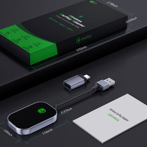 Fuallwin Không Dây <span class=keywords><strong>Android</strong></span> Tự Động 2 Trong 1 Carplay Adapter Có Dây Xe Chơi Đối Với Apple iPhone - Product Image 6