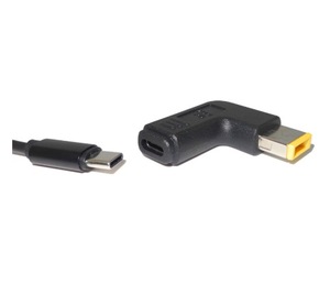 适用于 Lenovo T450 T450s T460 的 USB Type C Female to Square Male Plug Dc 电源适配器转换器笔记本充电器连接器 t470 T470s - Product Image 4