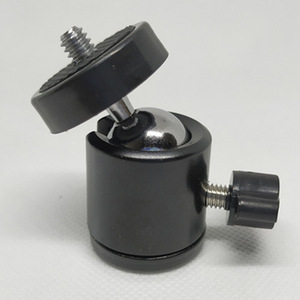 Halka ışık kamera soğuk ayakkabı Tripod Mini bilya kafa braketi tutucu dağı <span class=keywords><strong>1</strong></span>/4 "3/8" Tripod döngüsü kafa