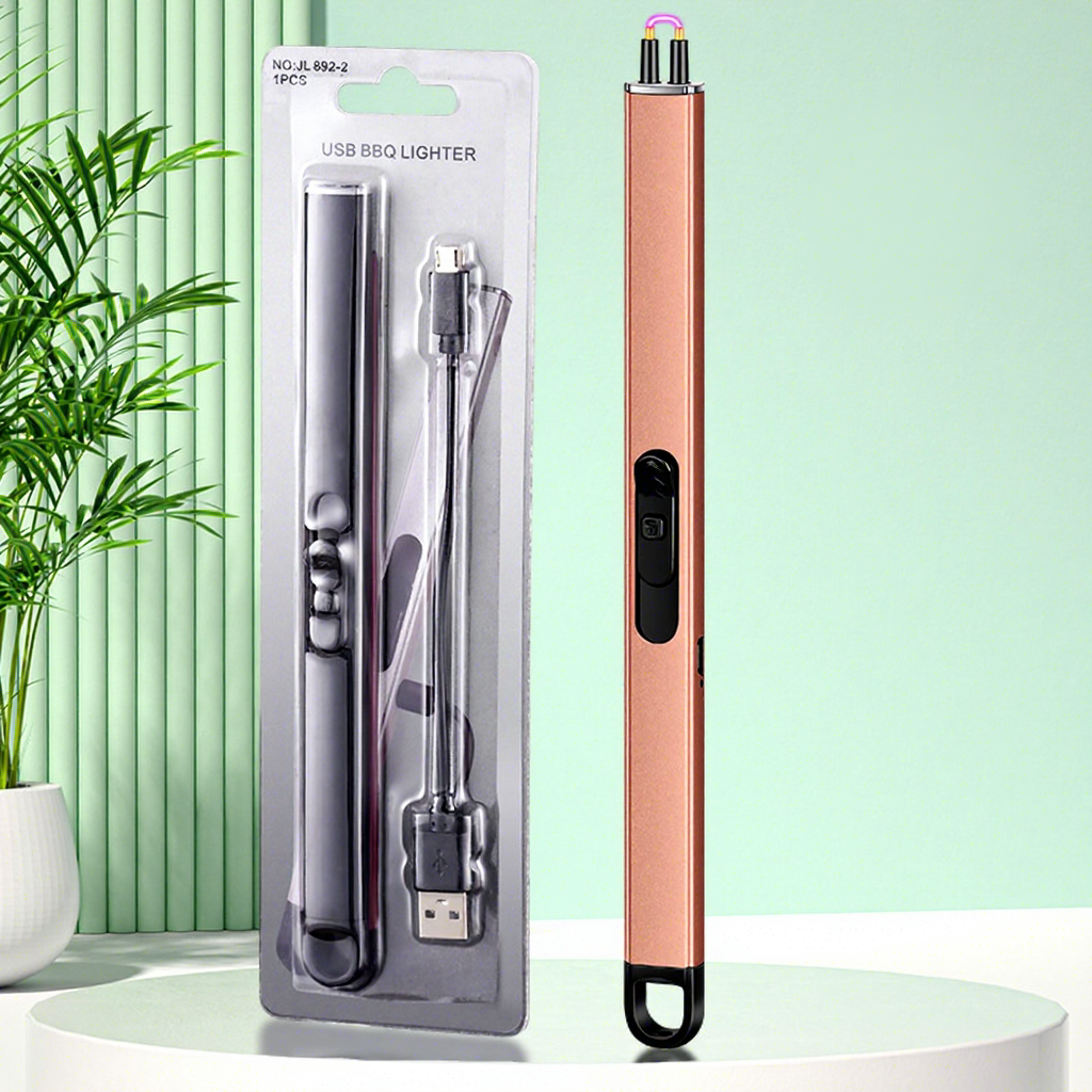 Rose gold USB Rechargeable Pulse Lighter