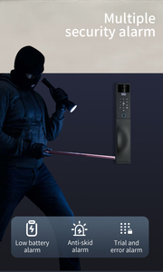 Glomarket Tuya riconoscimento del volto con la chiave della carta di codice della macchina fotografica sblocco biometrico impronta digitale Video Intercom Smart Lock - Product Image 4