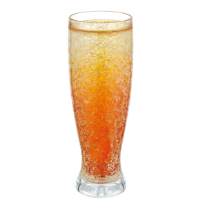 新しいスタイルのフリーザーマグカップ二重壁ジェルビールマグカップ大きな口付きプラスチックカップ