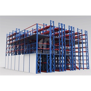 Precio de fábrica Estante de varios niveles Estante de almacenamiento personalizado Almacén Almacenamiento de varios niveles Plataforma de oficina Sistema de entresuelo de acero - Product Image 4