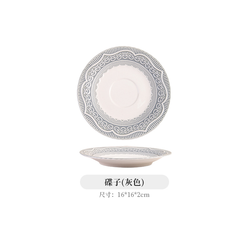 New lace-coaster-color gray (96 pcs/case=19kg)
