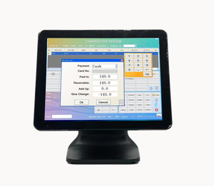 Pantalla táctil capacitiva de 15,6 pulgadas Pos Terminal Windows Pos Sistema Pos de pantalla única con CPU I3 I5 - Product Image 2