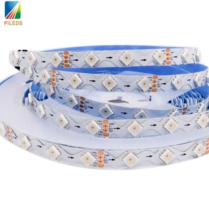 WS2815 RGB LED Strip Zigzag S-Shape Flexible 12V Entrada con tubo de silicona para 2nd Gen Neon Sign Controlador de iluminación Modo de interruptor - Product Image 5