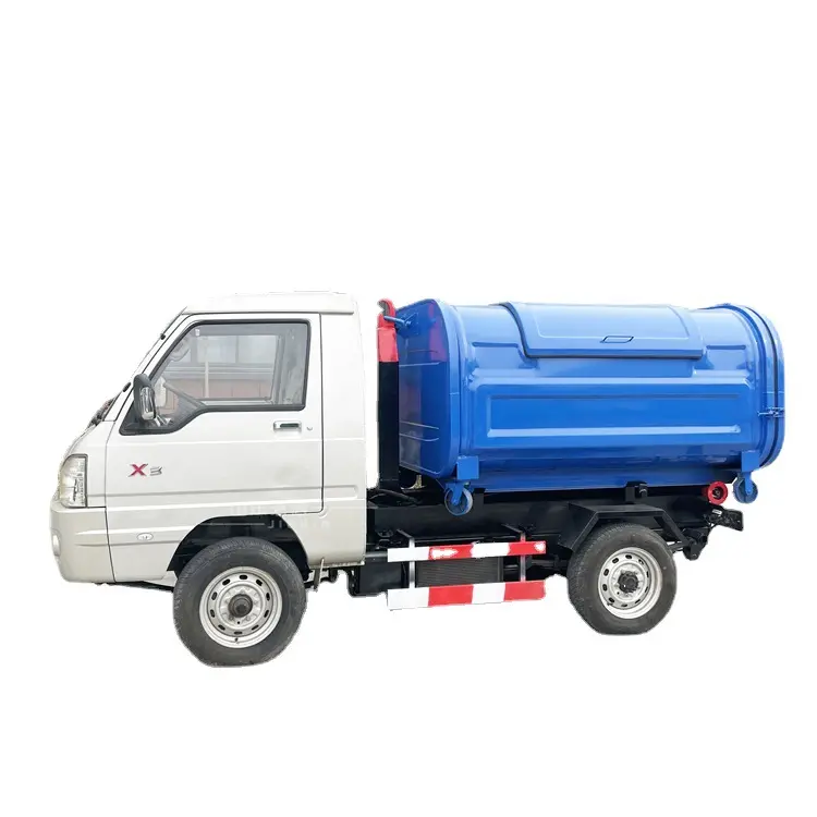 Высококачественный четырехколесный задний грузовой погрузчик для сбора отходов автомобильный крюк, мусоровоз с крюком, мусоровоз