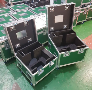 可定制原始设备制造商铝制工具箱公文包硬硬件放大器飞行箱带泡沫插件 - Product Image 5