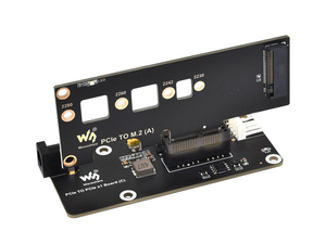 Connector Standard PCIe X1 Slot Adapter Board (C) for <strong>Raspberry</strong> <strong>Pi</strong> 5, Compatible With PCIe X1, X4, X8, and X16 Interface Devices
