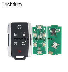 Orijinal 5 + 1 düğme fabrika anahtar 315MHZ FCCID M3N-32337100 için Chevrolet/GM gümüş oto araba uzaktan kumanda araba anahtarları - Product Image 1