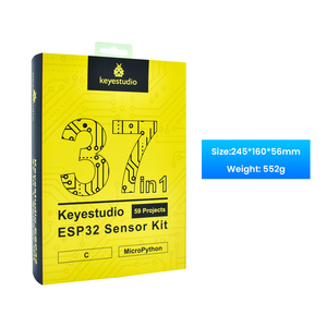 Keyestudio STEM STEAM Módulo de sensores de codificación Kit de aprendizaje ESP32 37 en 1 Kit de sensores