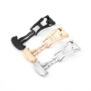 สายนาฬิกายาง304สแตนเลส18มม. 20มม. ตะขอโลหะสำหรับนาฬิกา - Product Image 3