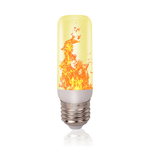 Mini Size LED Flame Bulb 3W 78 LEDS Flickering <strong>Light</strong> Bulb With Gravity Sensor E26 E27 Atmosphere Lighting for Xmas Party Dating - Product Image 1
