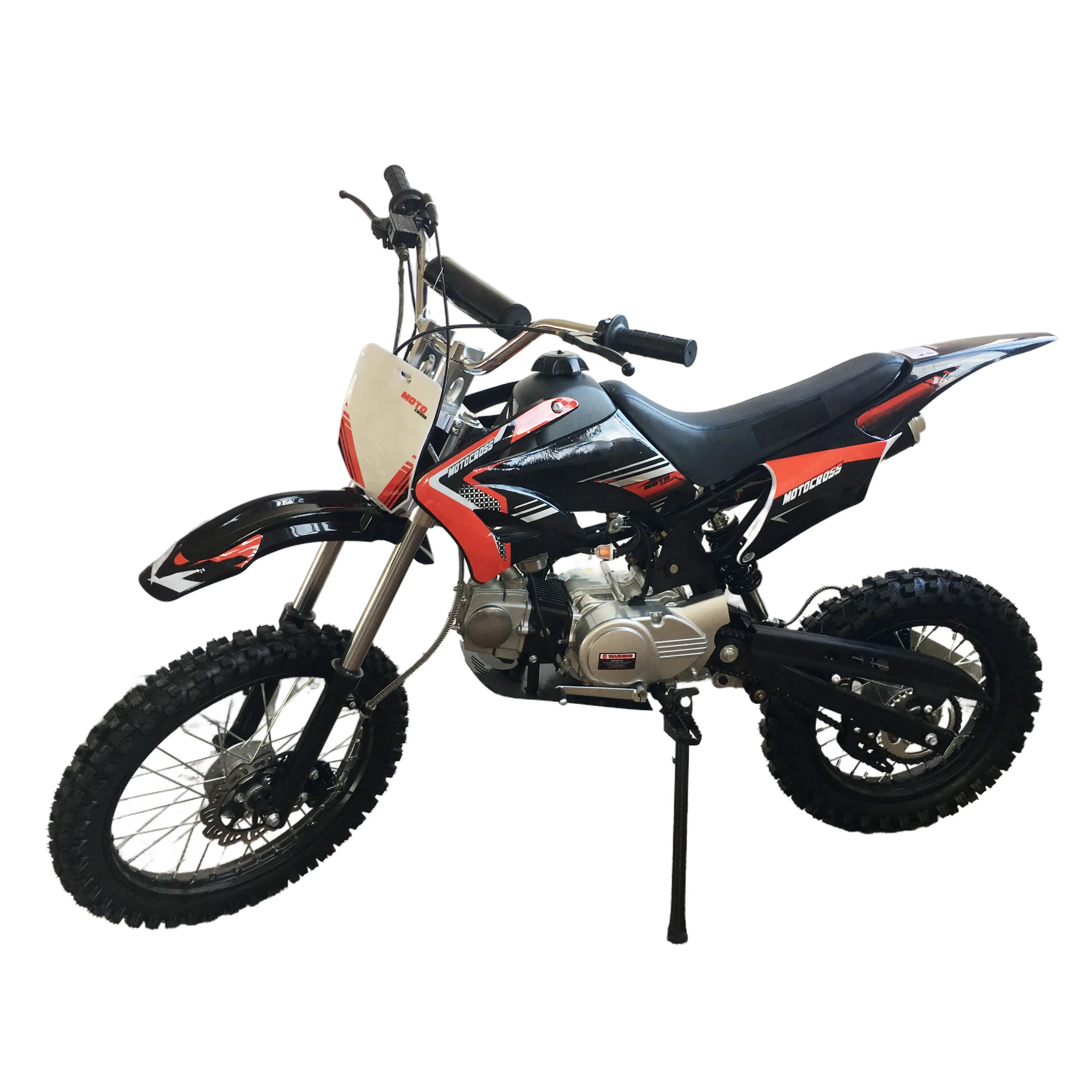 Kunden spezifische profession elle Mini-Motocross 4-fach einstellbare 110ccm Dirtbike Offroad-Motorräder