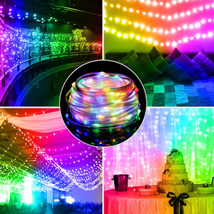 Tira de luces LED con modo de música, luces parpadeantes que cambian de Color RGB con Control remoto por aplicación, para Navidad - Product Image 3