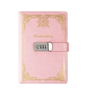Password Journal Retro <strong>Lock</strong> <strong>Notepad</strong> A5 Student Diary Classical Creative Business Hand Ledger PU Customization <strong>Notebook</strong> - Product Image 1