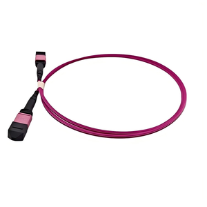 Customized 8 Core 12 Core 24 Core Multimode OM3 OM4 MPO <strong>MTP</strong> <strong>Trunk</strong> Cable Fiber Optic Patch Cord - Product Image 1