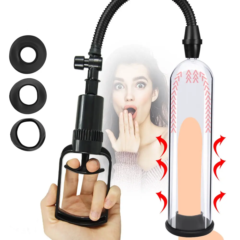 Bomba Panis Masculina Ampliador Manual Do Pênis Brinquedos Sexuais Para O Homem Bomba De Vácuo Masturbação Masculina Extensor Peniano Treinador Adultos Produtos Sexuais