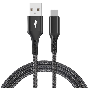 厂家批发USB C型快速充电数据编织鱼网设计尼龙1m价格便宜三星安卓设备 - Product Image 4
