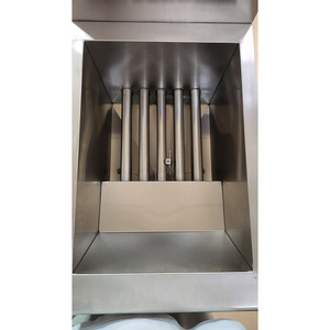 Ticari elektrikli tek tank fritöz kızartma makinesi filtre sistemi ile masaüstü fritöz endüstriyel fritöz