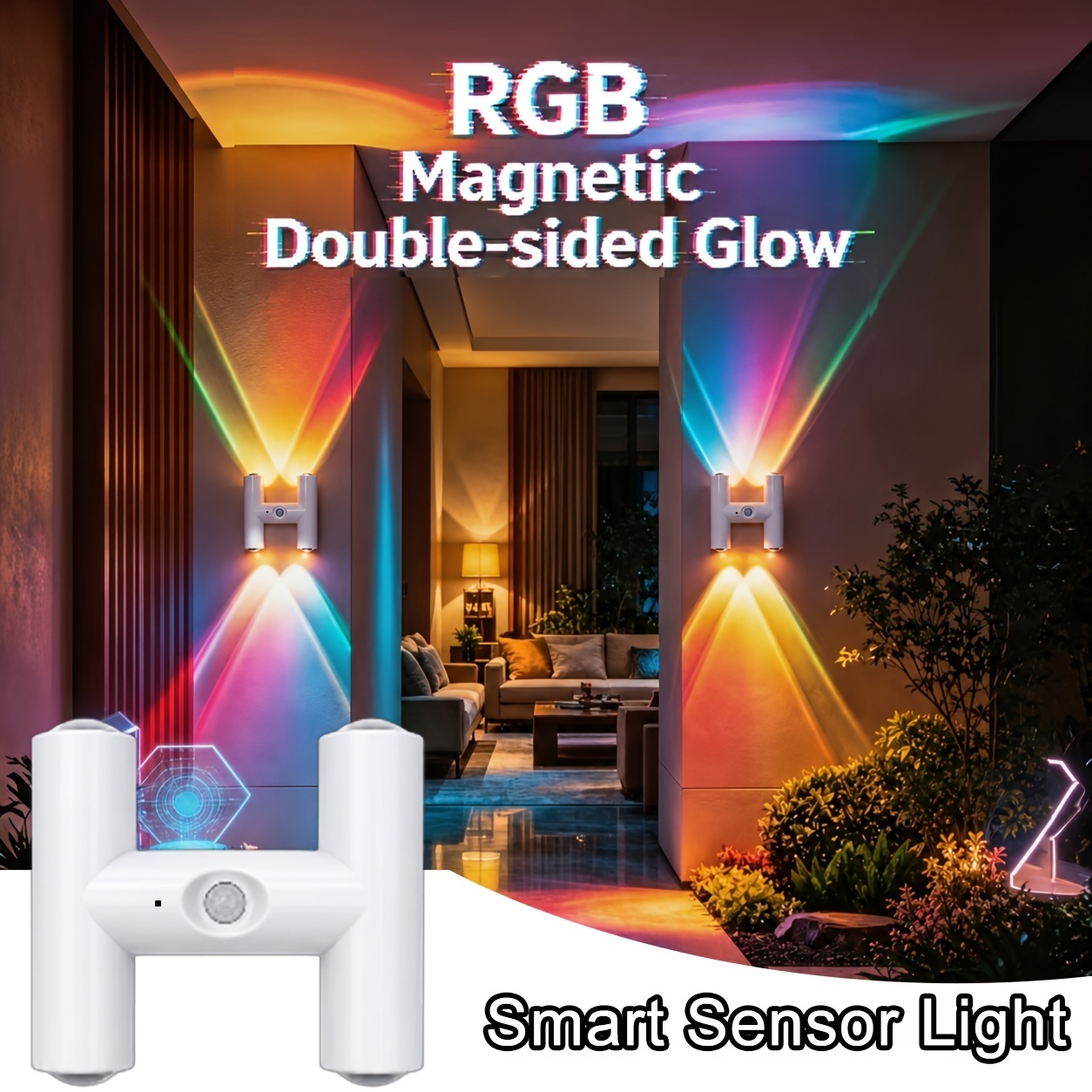 White Multicolored light