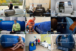 Macy-pan hbot tất cả trong một 1.5ata hyperbaric oxy buồng TPU Chất liệu điện Powered CE chứng nhận 1-năm bảo hành ngồi - Product Image 2