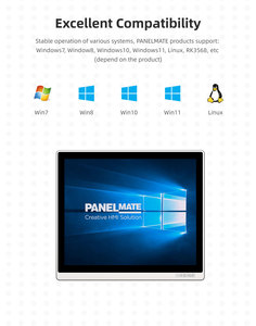 15 Inch HMI Panel PC <strong>Embedded</strong> Computer Codesys Industrial Fanless Panel PCs 120GB Intel J6412 8GB 128G Linux Operating - Product Image 4