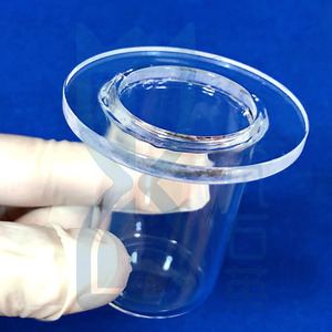 High Purity Heat Resistant Large Vessel Vacuum Quartz Glass <strong>Tube</strong> <strong>Domed</strong> Quartz <strong>Tube</strong>