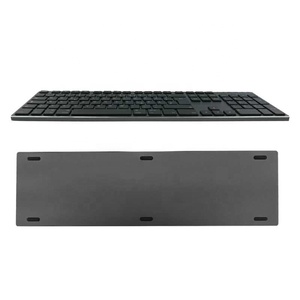 Full Size Slim Dual Mode Rechargeable 2.4G Compact Wireless and bluetooth <strong>Keyboard</strong> for Windows, Mac OS, <strong>IOS</strong>, Ipad, iphone - Product Image 1