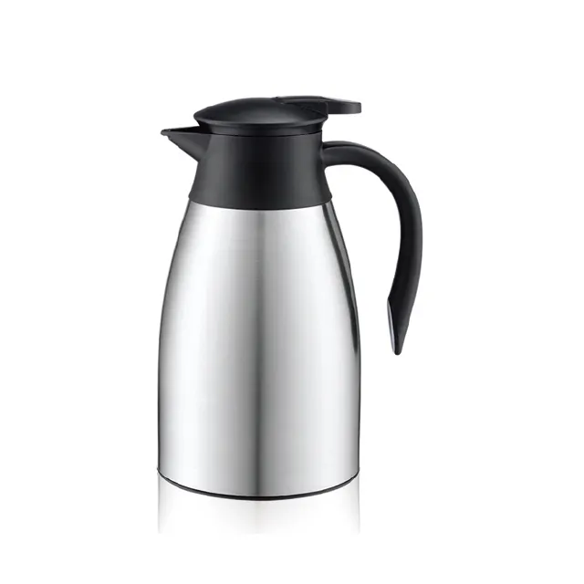 Hervidor minimalista de 0.6L y 1.0L, jarra de vacío de acero inoxidable, jarra térmica de café, jarra de agua con asa para café y té