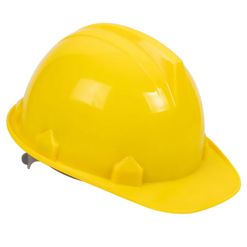 6 point vertical impact resisting head protection industrial construction safety helmet 808