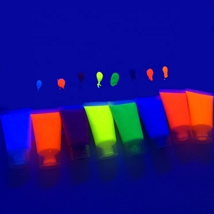 Fabricantes de pintura facial Kit de pintura brillante Lavable Color personalizado Neón fluorescente Pinturas faciales y corporales para niños