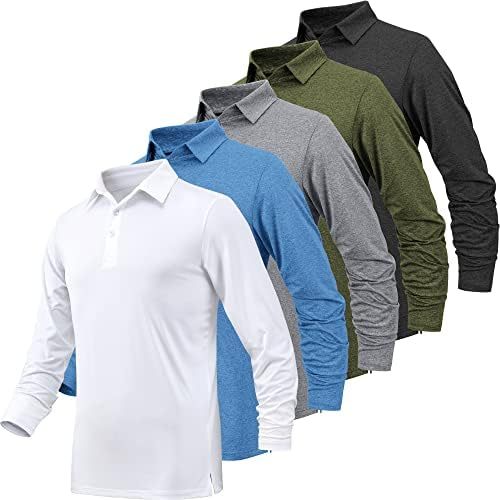 Paquete de 5: Negro, Gris, Azul Claro, Blanco, Verde Militar