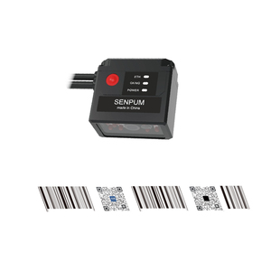 Lector de código QR integrado Senpum 1D 2D Datamatrix Módulo de escáner de código de barras de montaje fijo industrial para transportador