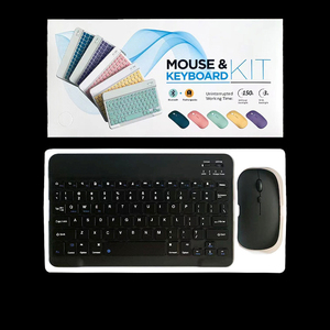 OEM inalámbrico recargable Mini teclado y ratón Kit para computadora móvil tableta portátil teclado y ratón Kit