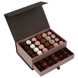 定制商标顶级卡哈斯Para Chocolates矩形小吃巧克力展示纸盒，带内盘 - Product Image 2