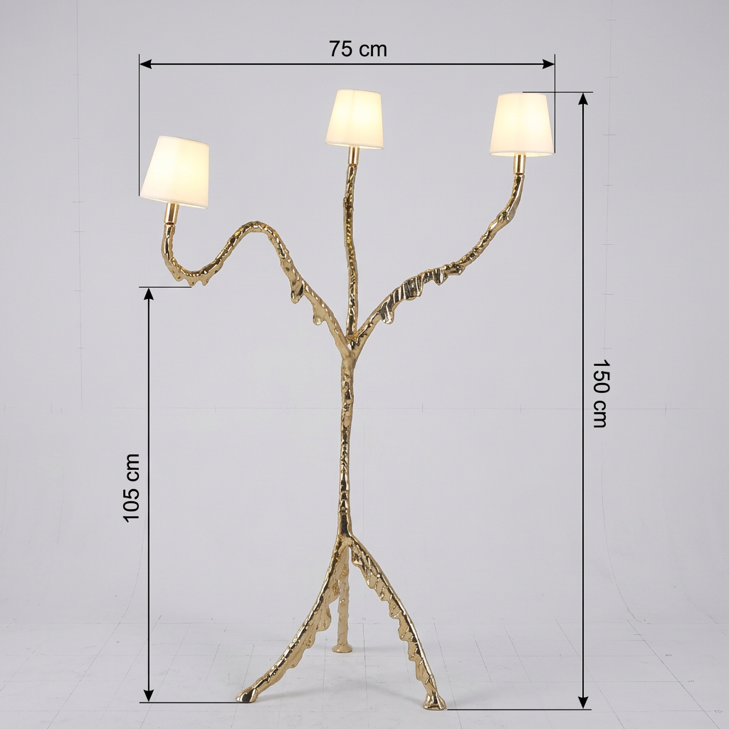 Placage or - 220 cm