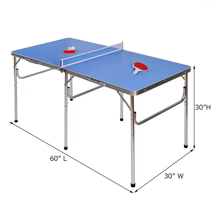 Tavoli da ping pong pieghevoli all'ingrosso professionali di dimensioni Standard economici facili da montare in vendita