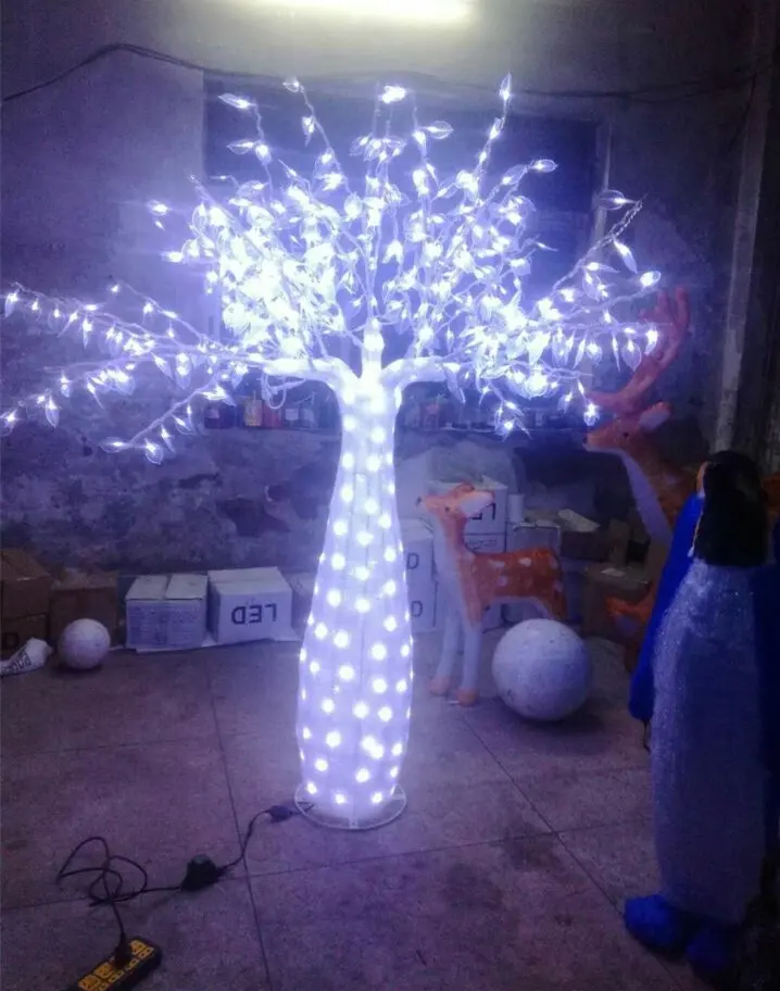 Illuminato acrilico albero di natale