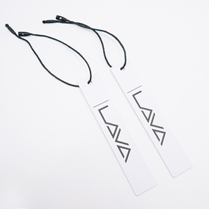 Custom Logo PVC Garment <strong>Tag</strong> Waterproof <strong>Hang</strong> <strong>Tag</strong> for Clothing Labels on Bags and Shoes - Product Image 1